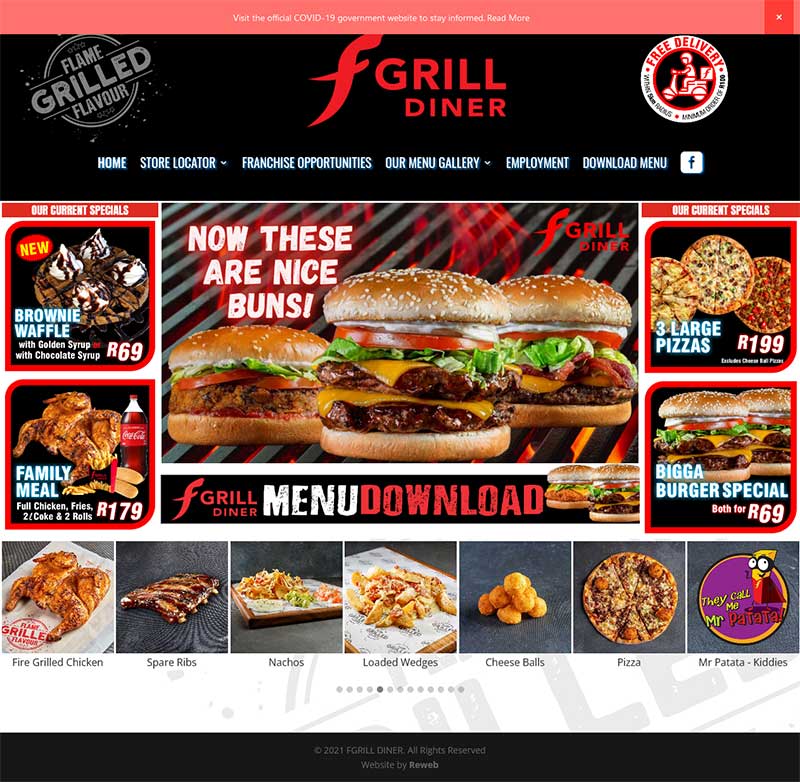 website - fgrill diner